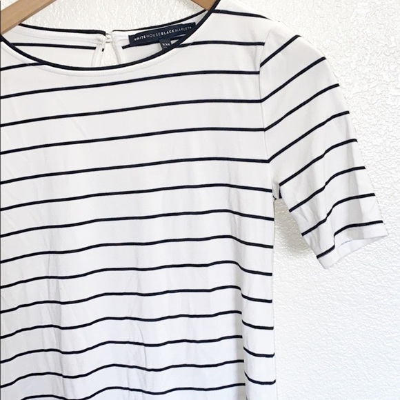 WHBM Striped Colorblock T Shirt XXS Mini Dress - Picture 4 of 11